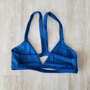 Mikoh blue bikini top